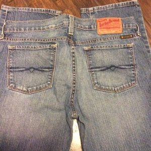 Lucky Brand By Gene Montesano Buckle Jeans 8x29